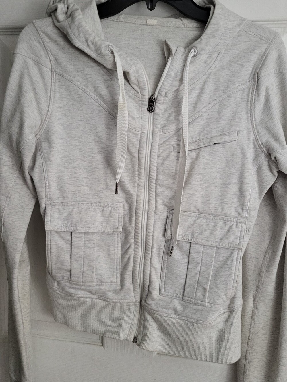 Lululemon Gray Women's Zip-Up Hooded Jacket